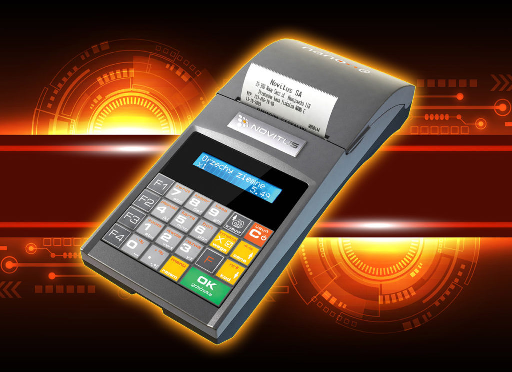Mała kasa fiskalna Novitus Nano E